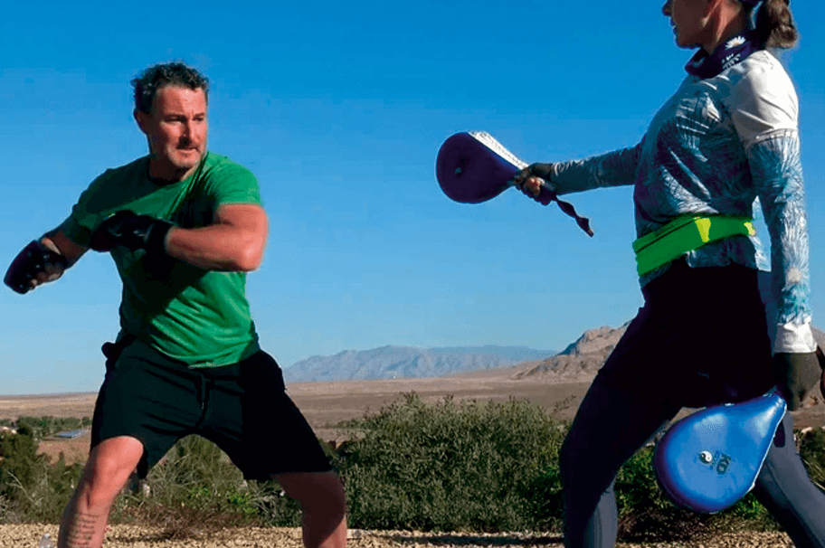 Group workout at a Henderson Nevada weight loss camp for adults