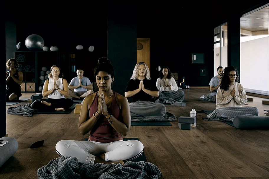 plant-based meals at a yoga eco retreat in Porto, Portuga