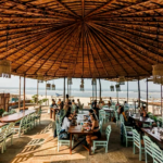 Beach terrace at Shambhala Retreat in Goa, India (7-day Kambo and Wachuma retreat)