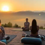 Women's yoga spa retreat at THOR mountaintop in the Great Smoky Mountains Tennessee
